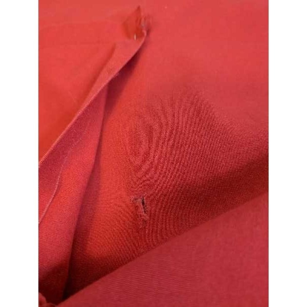 Todd Red Kmart Logo Vest Size 1X V-Neck Button Front Sleeveless Gingham - Picture 9 of 12